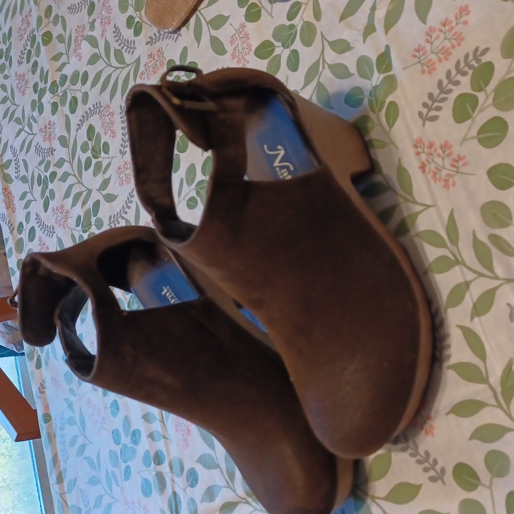 Womens buckle booties